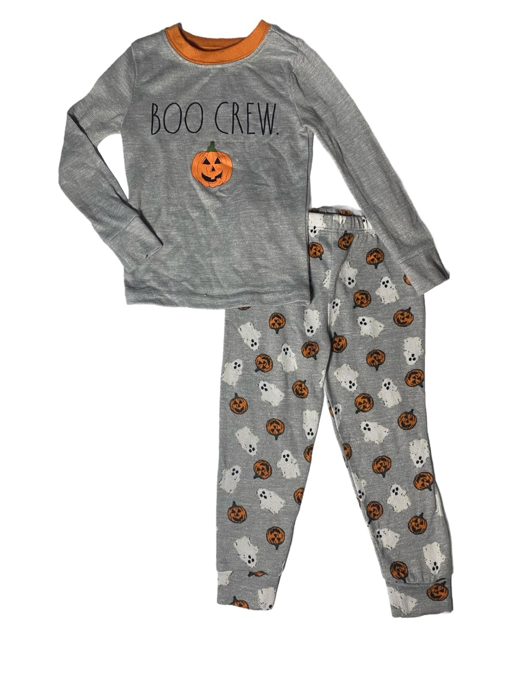 Rae Dunn Halloween Boo Crew Ultra Soft Pajamas Unisex Size 24 Months